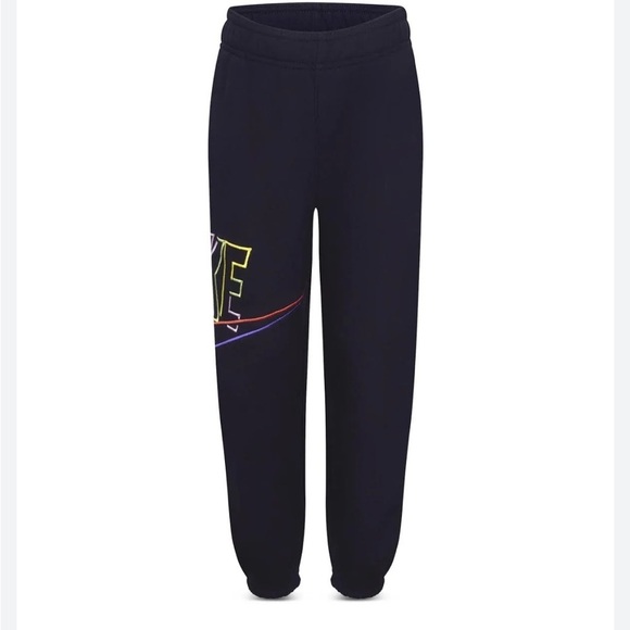 Nike Unisex Kids' Fleece Joggers Boys' Athletic Pants -Little Kid sweatpants 4 - Picture 3 of 12
